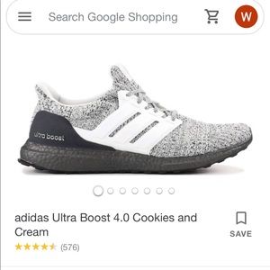 Cookies and Cream Adidas Ultra Boosts Men’s 10.5